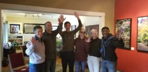 Portland meditation community members