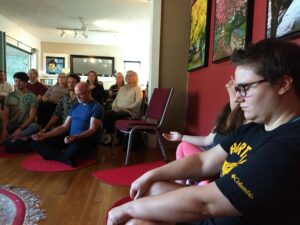 Outdoor meditation practice Portland Oregon