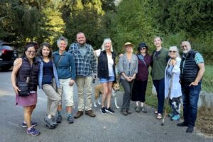 Walking meditation practice in Portland Oregon